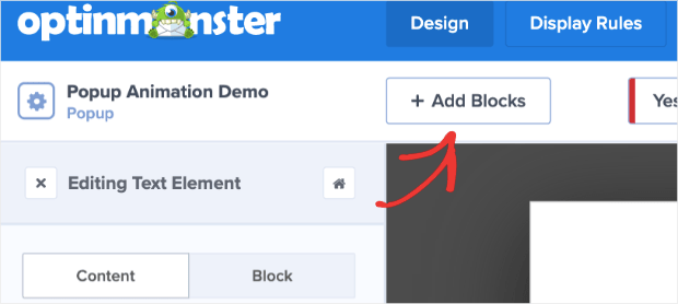 Add blocks to basic template