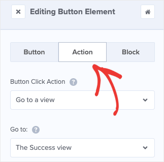Button Action in OM Editor
