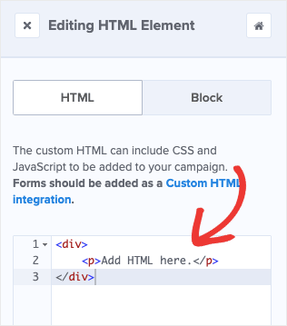 HTML Editing