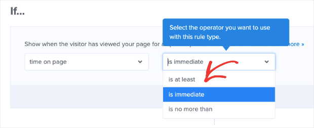 Time on Page is Immediate in Display Rules