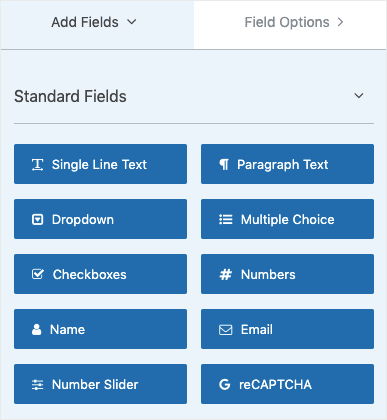 Add fields to WPForms min