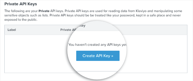 Create a New API Key