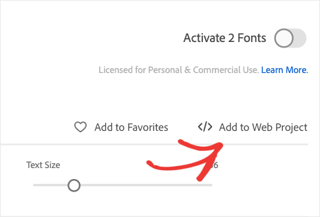 Add to web project adobe fonts-min - OptinMonster Add to web project adobe fonts