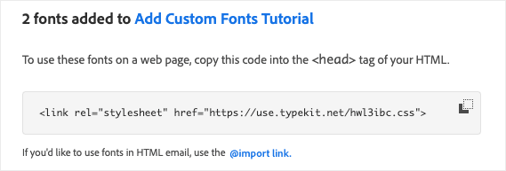 Font family embed code-min - OptinMonster Font family embed code min