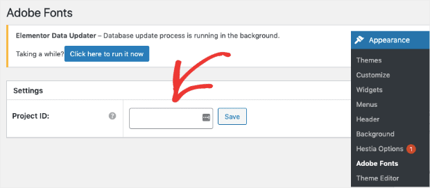 Project ID in Adobe Fonts Plugin-min - OptinMonster Project ID in Adobe Fonts Plugin min
