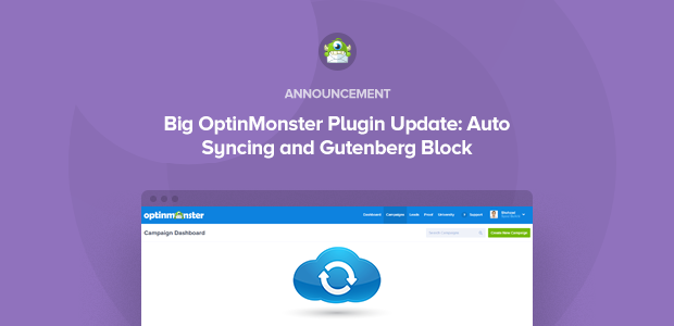 big optinmonster plugin update
