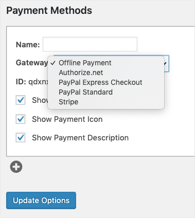payment methods for memberpress
