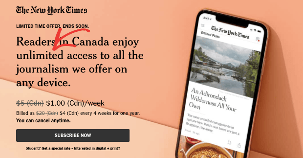the new york times paywall