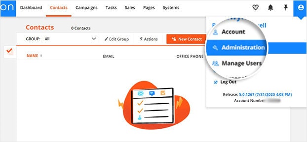 Ontraport Account - OptinMonster Ontraport Account