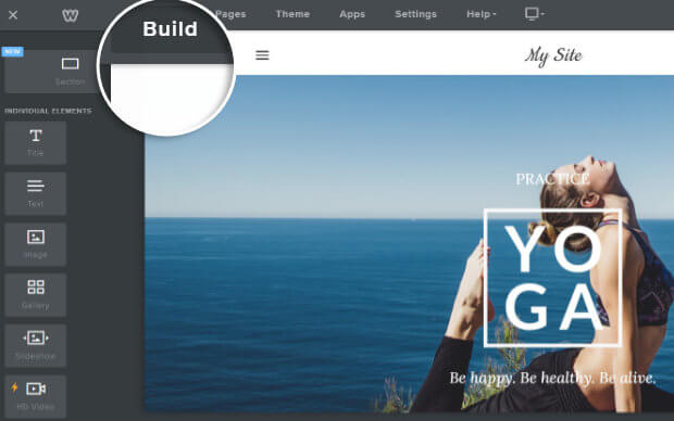 Weebly home page build - OptinMonster Weebly home page build