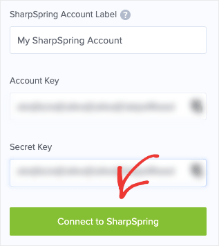 Connect to SharpSpring