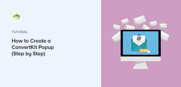 how to create a convertkit poup