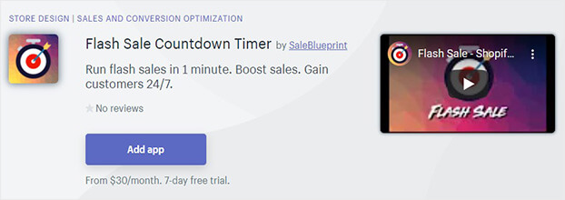 Flash Sale Countdown Timer