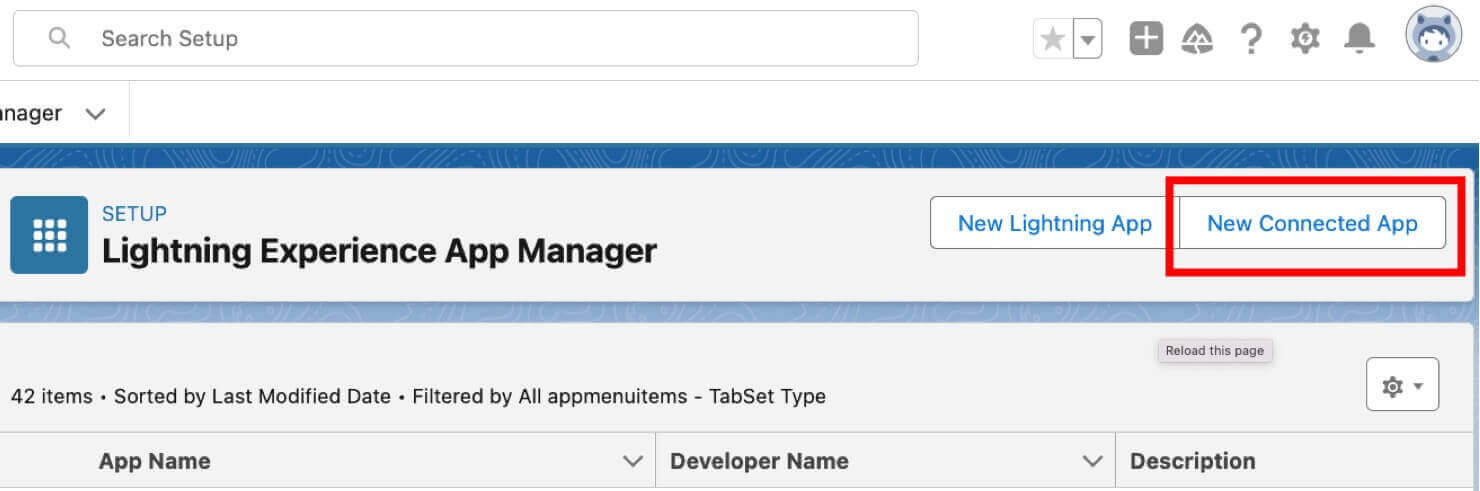 4-mcae-new-connected-app - OptinMonster MCAE new connected app button
