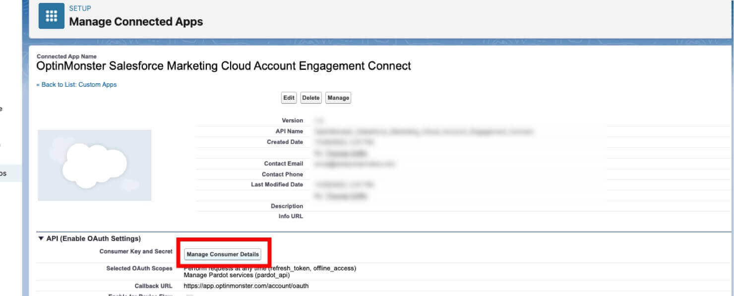 8-mcae-manage-consumer-details - OptinMonster Click the Manage Consumer Details button
