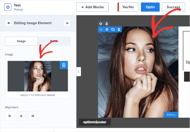 edit image element in optinmonster builder-min - OptinMonster edit image element in optinmonster builder-min