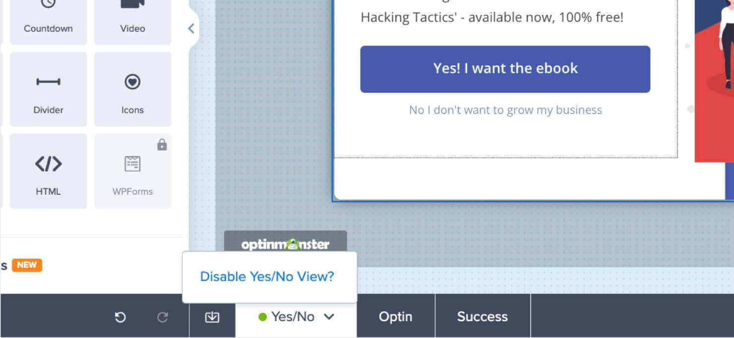 optinmonster-disable-yes-no-view - OptinMonster Disable Yes/No view