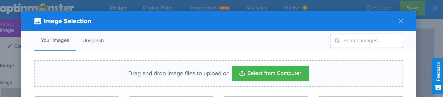 optinmonster-image-selection - OptinMonster OptinMonster image selection