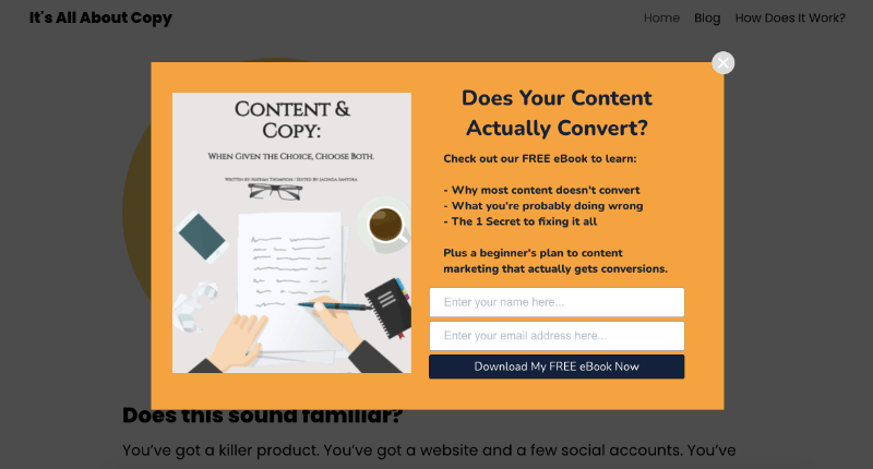 demo of optinmonster preview over live website-min - OptinMonster demo of optinmonster preview over live website