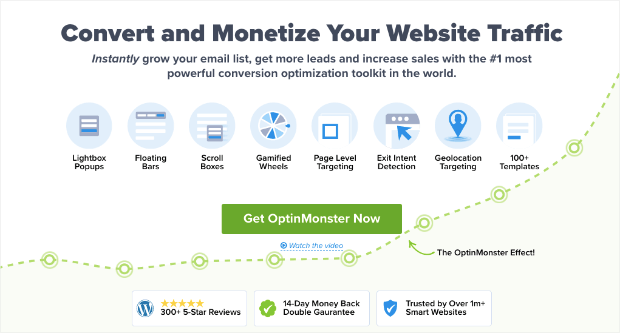 optinmonster lead generation tool