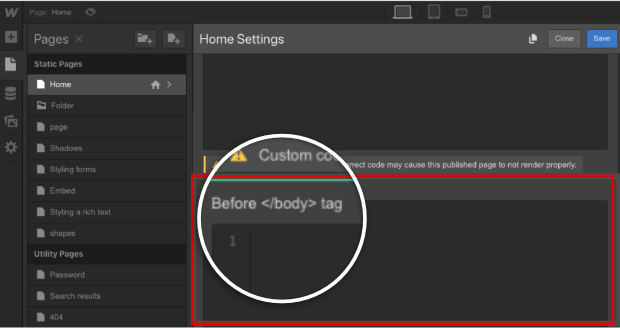 Before body tag custom code - OptinMonster Before body tag custom code