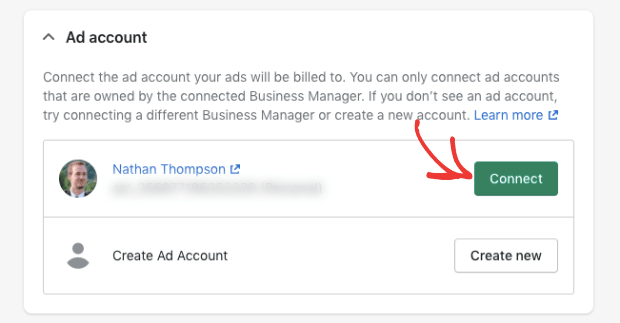 connect ads account