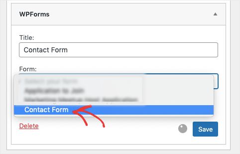 contact form from sidebar menu with wpforms - OptinMonster contact form from sidebar menu with wpforms