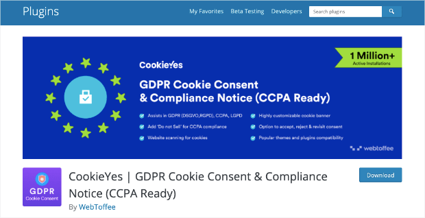 gdpr plugin cookie consent and compliance