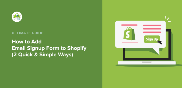 How to Add Email Signup to Shopify