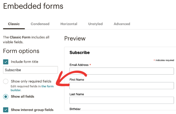Open form builder mailchimp - OptinMonster Open form builder mailchimp