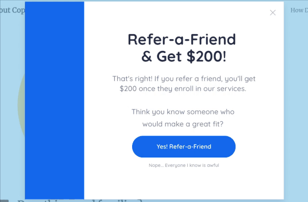 refer a friend form popup video demo - OptinMonster refer a friend form popup video demo