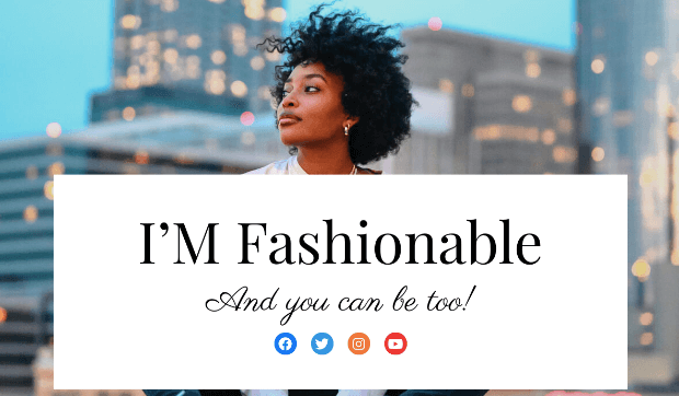 fashion webinar template