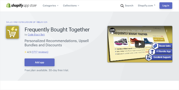 frequently bought together shopify app