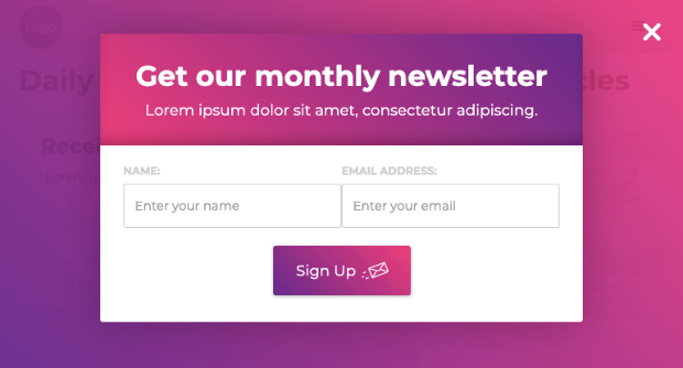 Webflow popup - OptinMonster Webflow popup