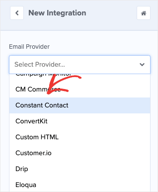 add your esp to optinmonster - OptinMonster add your esp to optinmonster