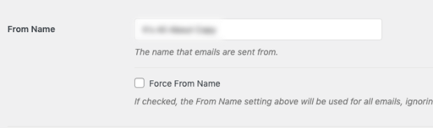 from name with wp mail smtp
