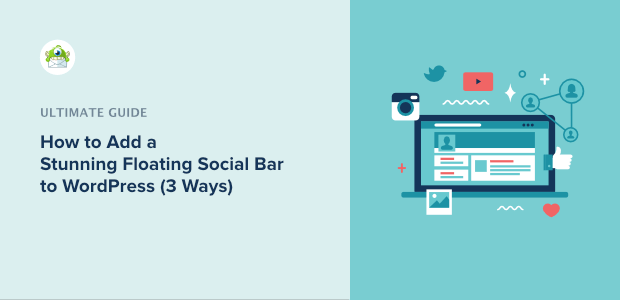 how to add a floating social bar to wordpress