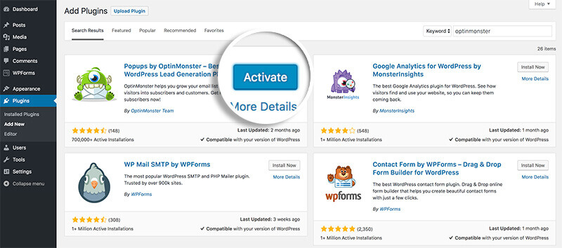 activate optinmonster - OptinMonster activate optinmonster