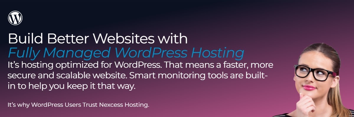 nexcess managed wordpress hosting homepage