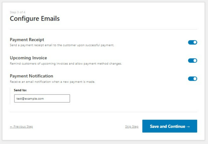 WP Simple Pay email setup - OptinMonster WP Simple Pay email setup