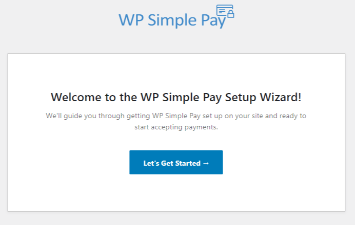 WP Simple Pay setup wizard - OptinMonster WP Simple Pay setup wizard