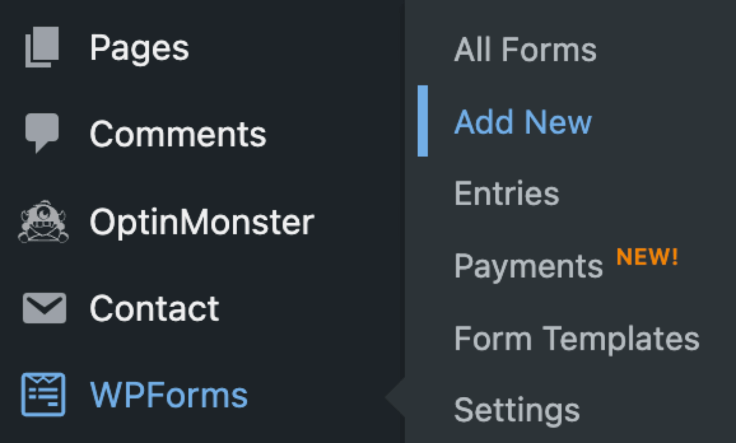 contact form popups