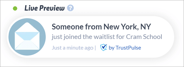 waitlist-trustpulse - OptinMonster
