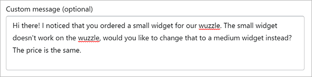 custom-message-field - OptinMonster