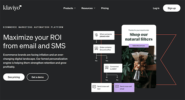 klaviyo-homepage - OptinMonster