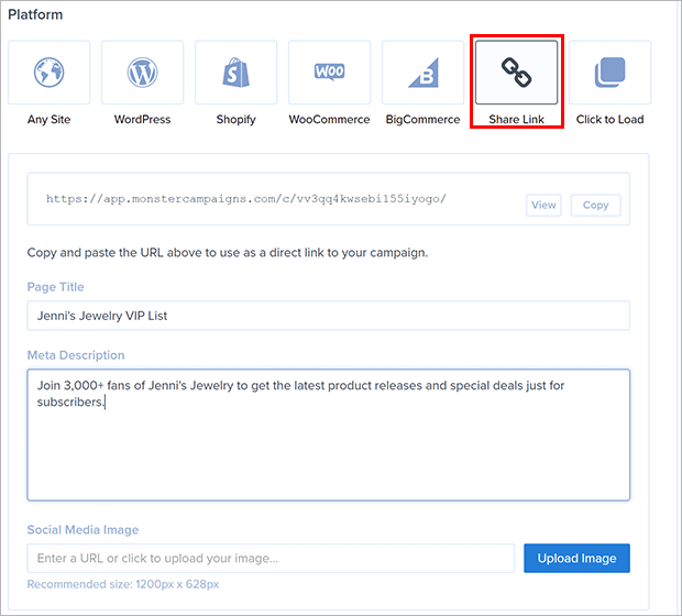 monsterlink-platform - OptinMonster