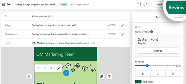 review-button - OptinMonster