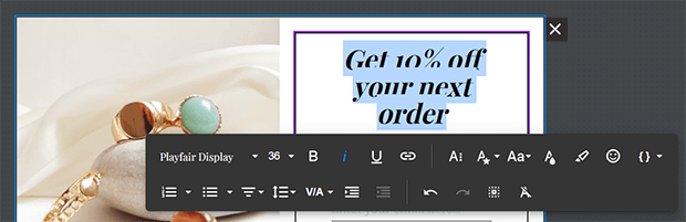 text-styling - OptinMonster