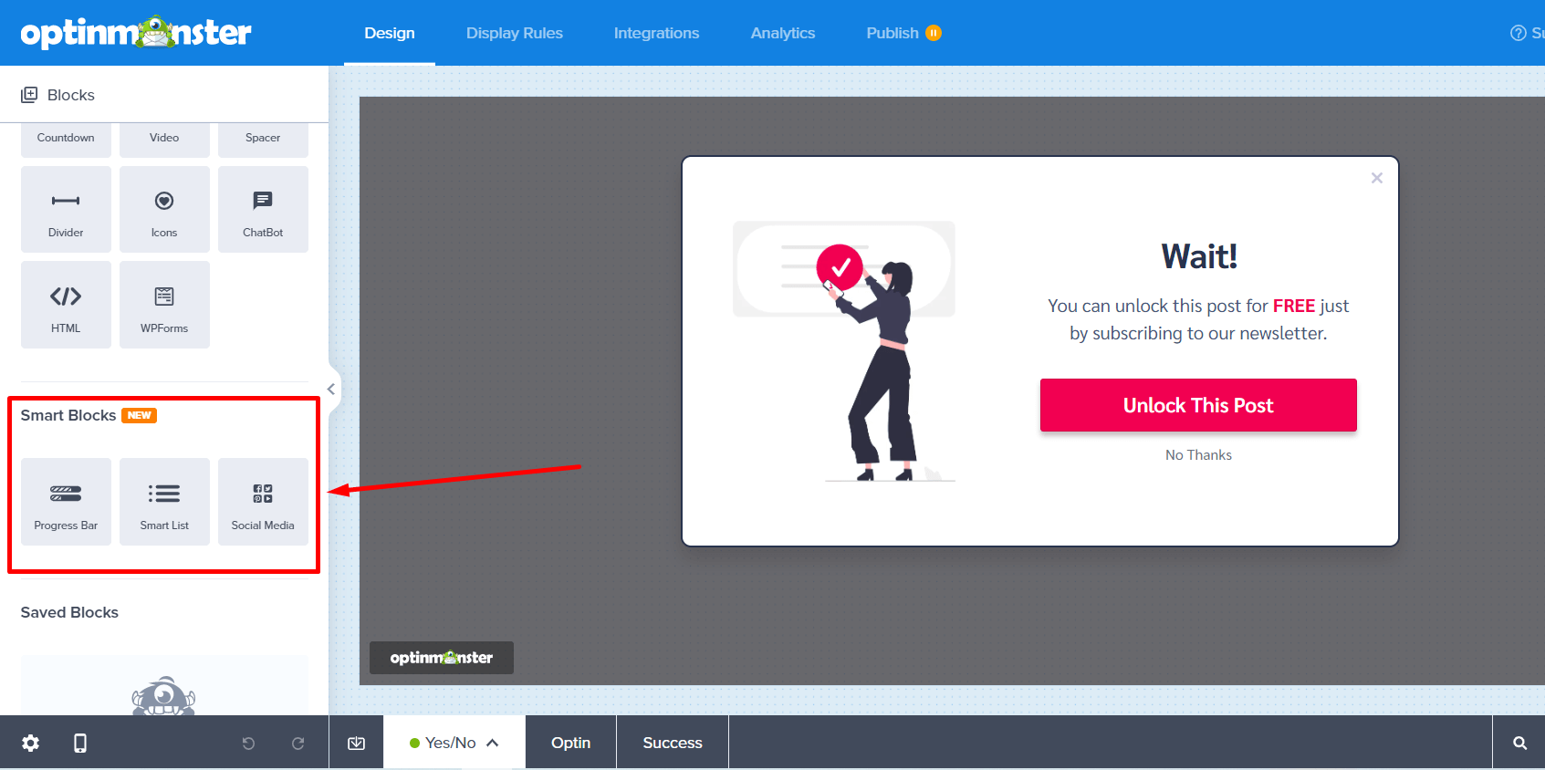 smartblocks - OptinMonster