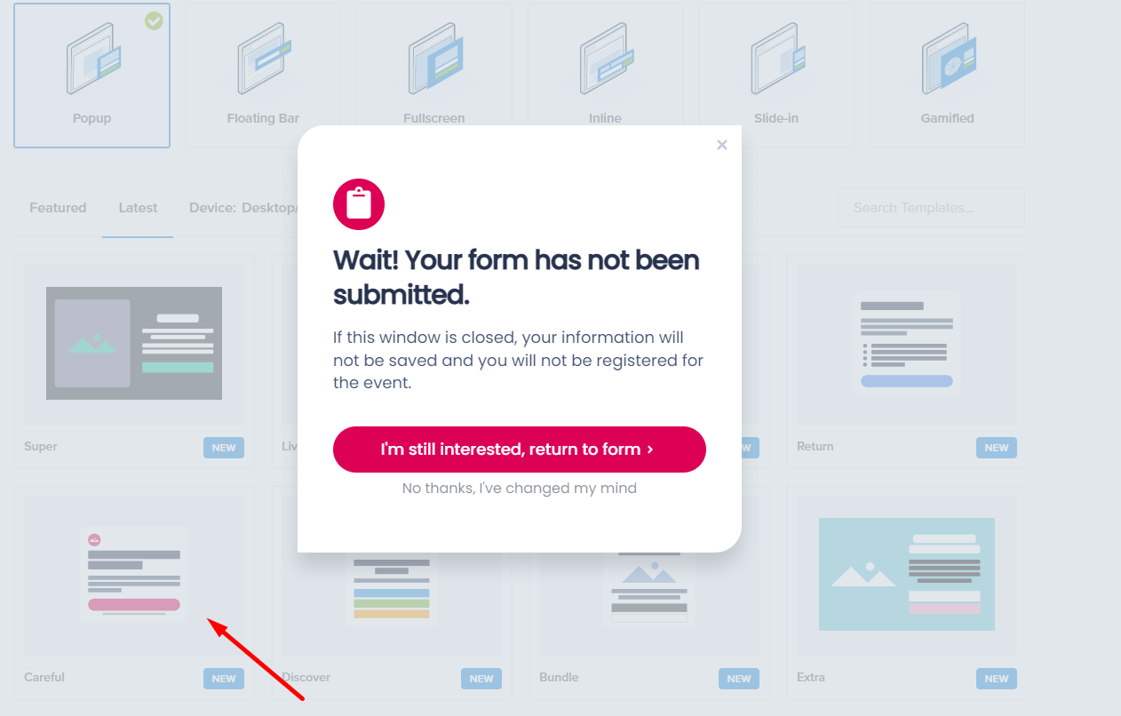 template-careful - OptinMonster